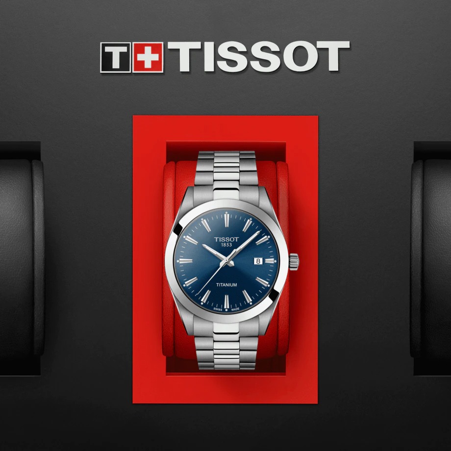 Tissot Orologio GENTLEMAN TITANIUM T1274104404100 Gioielleria Bon