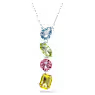SWAROVSKI Pendente a Y Gema Taglio misto Multicolore Placcato rodio 5692421