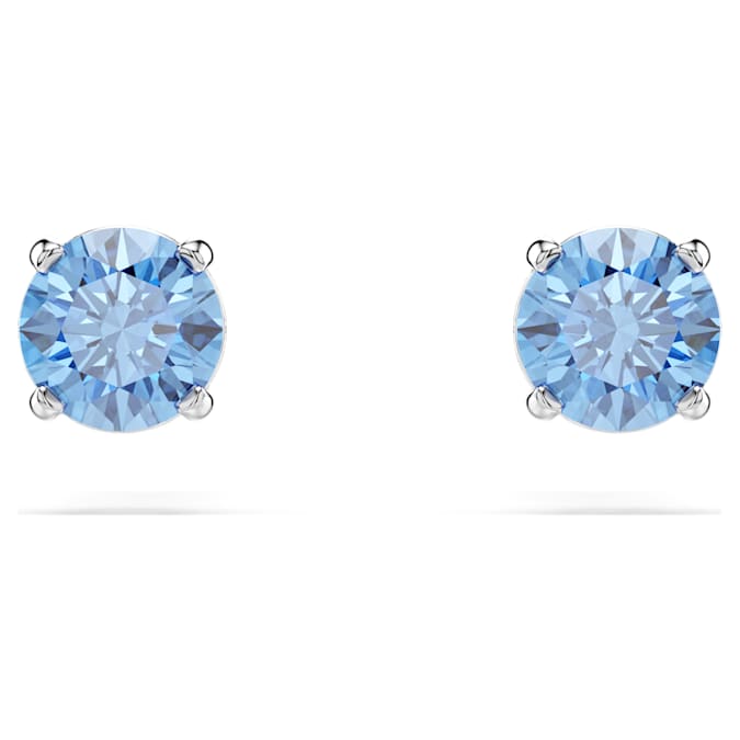 SWAROVSKI Orecchini a lobo Stilla Attract Taglio Round Bianchi Placcato rodio 5734250