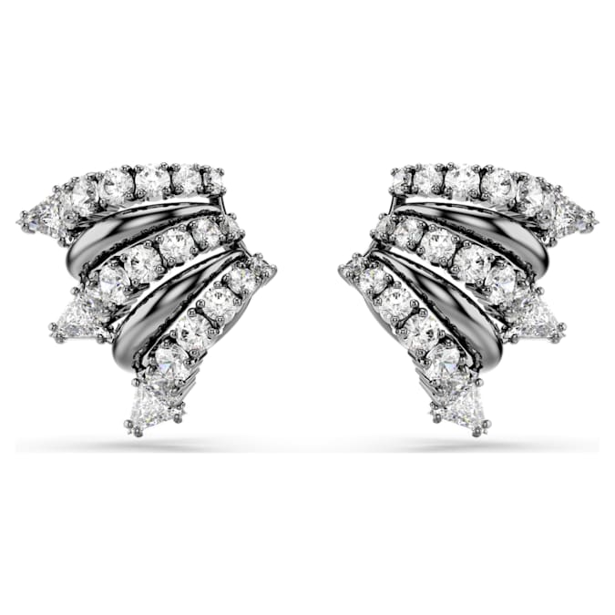 SWAROVSKI Orecchini ear cuff Sublima Bianchi Placcato rutenio 5723186